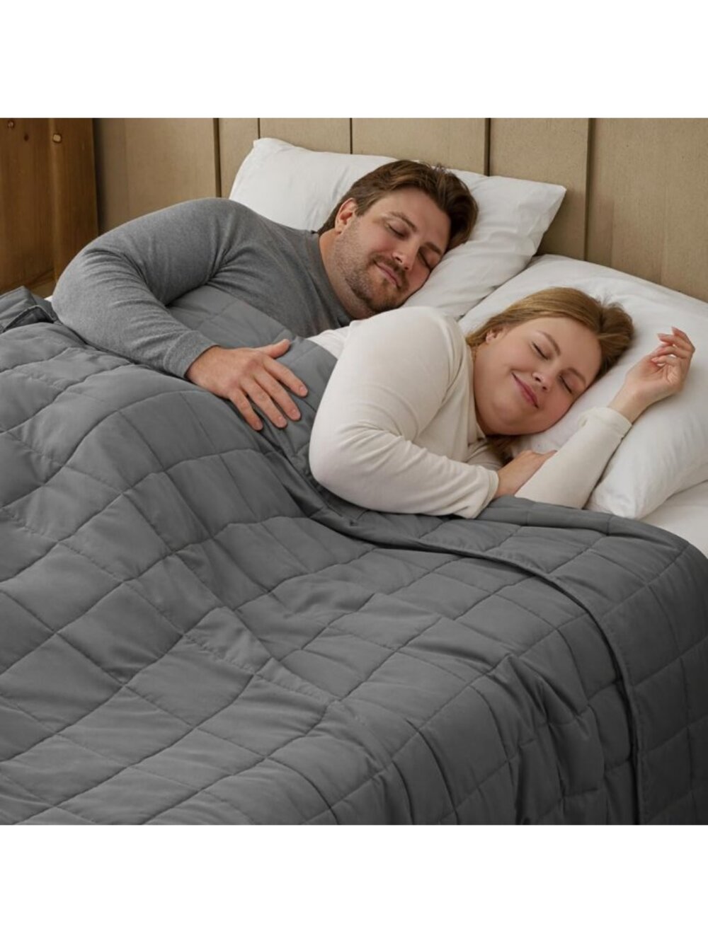 Cooling Weighted Blanket 20lbs King Size 80"x87" Soft Microfiber Heavy Throw